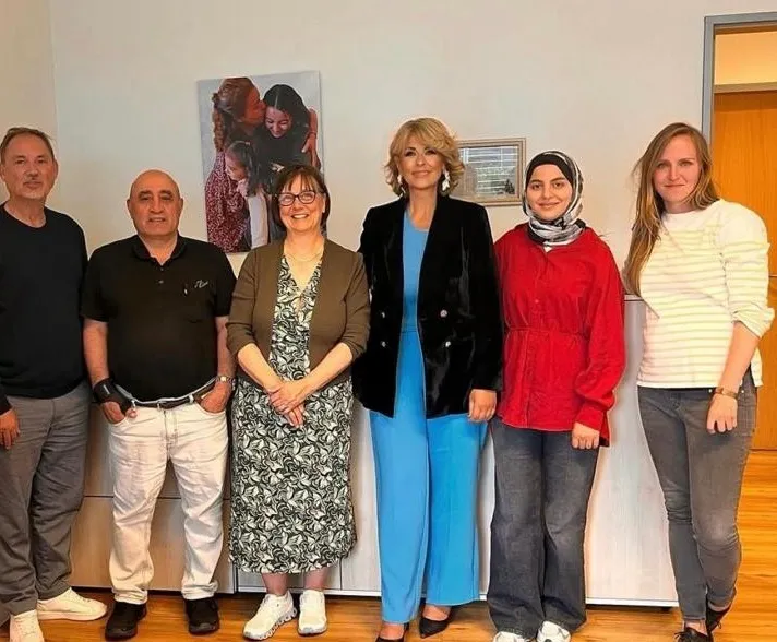 Besuch von SPD-Abgeordneten, Mit Ali Seyrek, Eva Ellereit, der gesundheitspolitischen Sprecherin Frau Williams-Bruns und Sülmez Çolak – Besuch bei MATZ · Oktober 2025